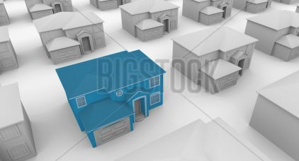 lone house vector